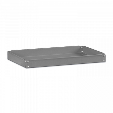 Two-Shelf Metal Cart, Metal, 2 Shelves, 500 lb Capacity, 24