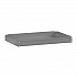 Two-Shelf Metal Cart, Metal, 2 Shelves, 500 lb Capacity, 24