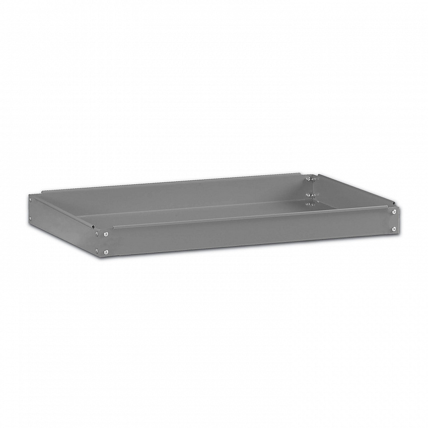 Two-Shelf Metal Cart, Metal, 2 Shelves, 500 lb Capacity, 24" x 36" x 32", Gray (SC2436)