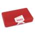 Carter's Pre-Inked Foam Stamp Pad, 4.25 x 2.75, Red (21371)