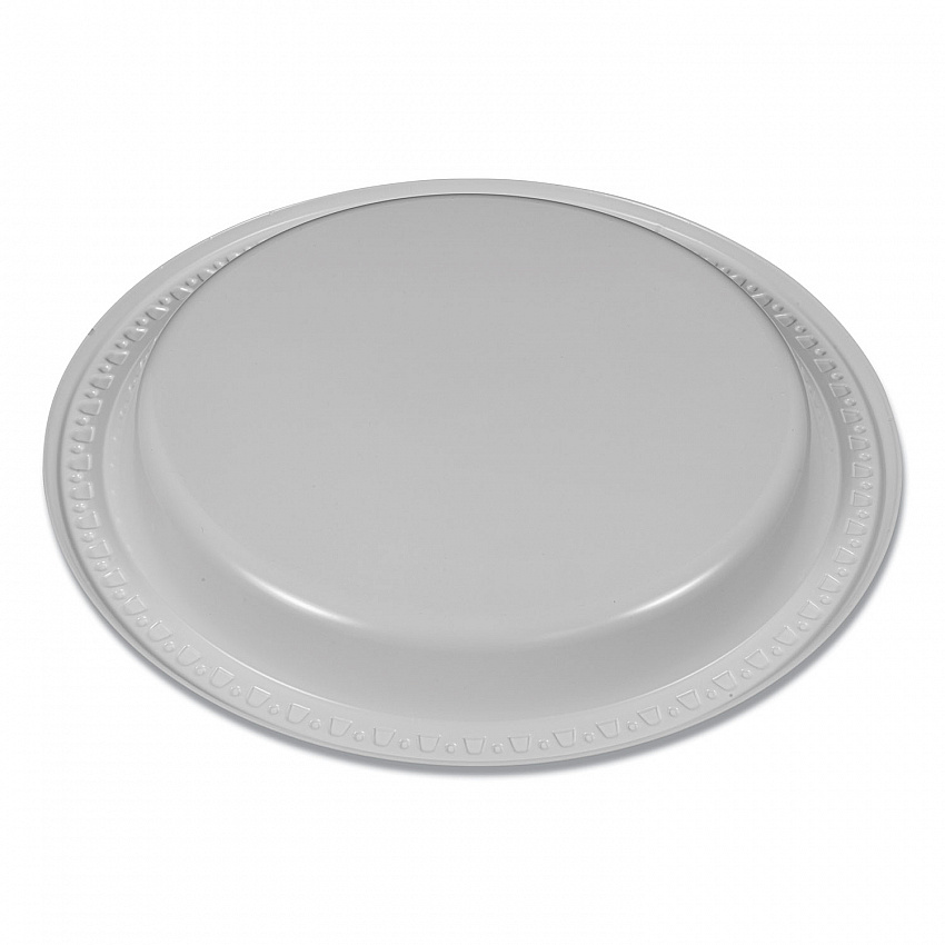 Plastic Dinnerware, Plates, 6" dia, White, 125/Pack (6644WH)
