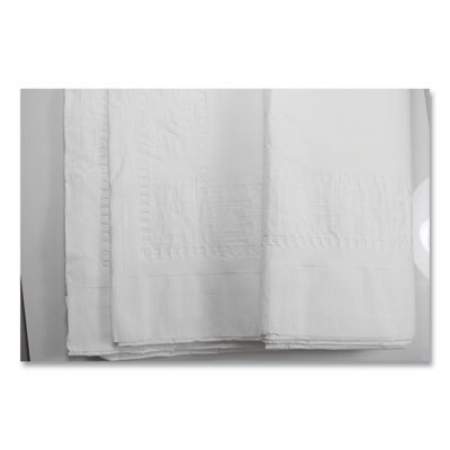 Tablemate Table Set Poly Tissue Table Cover, 54" x 108", White, 6/Pack (PT549WH)