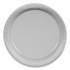 Tablemate Plastic Dinnerware, Plates, 10.25" dia, White, 125/Pack (TM10644WH)
