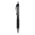 uni-ball 207PLUS+ Gel Pen, Retractable, Medium 0.7 mm, Blue Ink, Black Barrel, Dozen (70121)