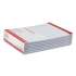 Universal Perforated Ruled Writing Pads, Wide/Legal Rule, Red Headband, 50 White 8.5 x 11.75 Sheets, Dozen (20630)