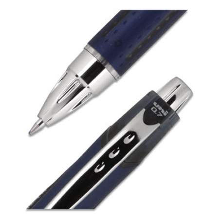uni-ball Jetstream Retractable Ballpoint Pen, Fine 0.7 mm, Black Ink, Blue Barrel (62152)