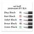 uni-ball JETSTREAM RETRACTABLE BALLPOINT PEN, 1MM, BLUE-BLACK INK, BLACK BARREL (1858845)