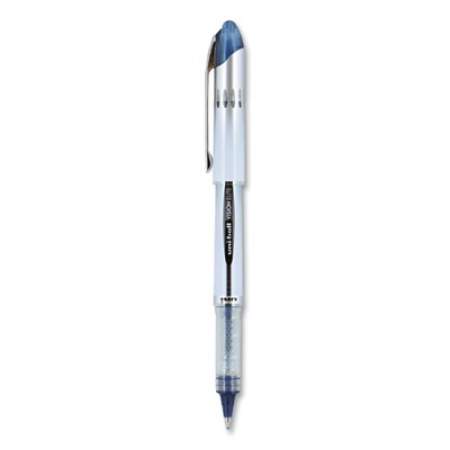 uni-ball VISION ELITE Roller Ball Pen, Stick, Bold 0.8 mm, Blue-Black Ink, White/Blue Barrel (61232)