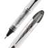 uni-ball VISION ELITE Roller Ball Pen, Stick, Bold 0.8 mm, Black Ink, White/Black Barrel (61231)