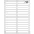 MACO Cover-All Opaque File Folder Labels, Inkjet/Laser Printers, 0.66 x 3.44, White, 30 Labels/Sheet, 50 Sheets/Box (MLFF31)