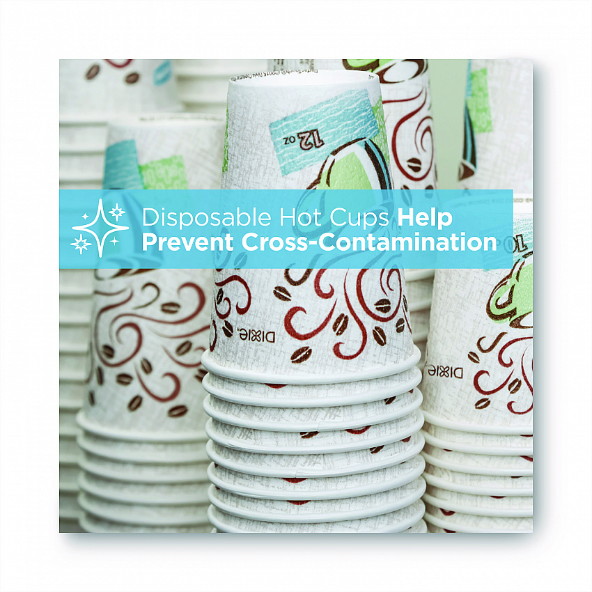 PerfecTouch Paper Hot Cups, 20 oz, Coffee Haze Design, 25/Pack (5320CDPK)
