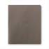 Smead Two-Pocket Folder, Embossed Leather Grain Paper, Gray, 25/Box (87856)