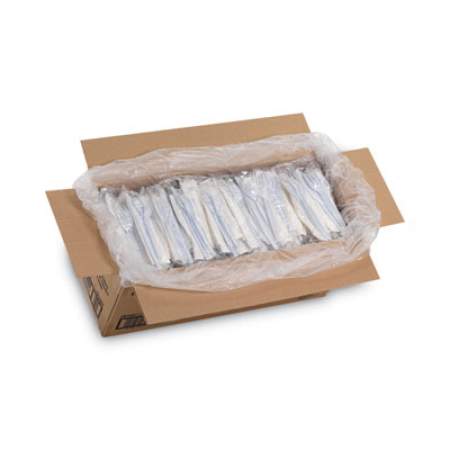 Dixie Wrapped Tableware/Napkin Packets, Fork/Knife/Spoon/Napkin, White, 250/Carton (CM26NC7)