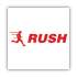 ACCUSTAMP2 Pre-Inked Shutter Stamp, Red, RUSH, 1 5/8 x 1/2 (035590)