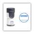 ACCUSTAMP Pre-Inked Round Stamp, ENTERED, 5/8" dia, Blue (035656)