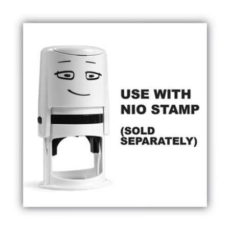 Ink Pad for NIO Stamp with Voucher, Fancy Gray (071519)