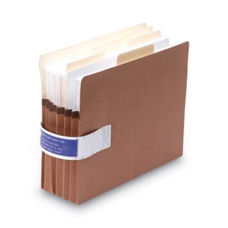 Smead Viewables Pocket Label Pulls, 1.63 x 10.13, White, 5/Sheet, 9 Sheets/Pack (68001)