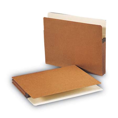 Smead Redrope Drop Front File Pockets, 1.75" Expansion, Letter Size, Redrope, 25/Box (73214)