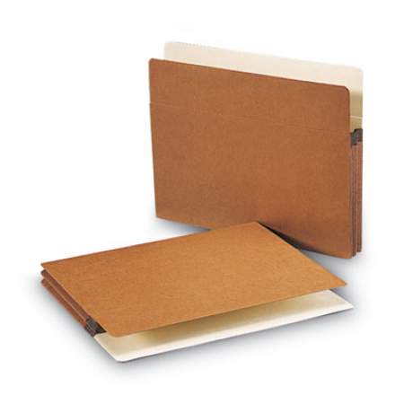 Smead Redrope Drop Front File Pockets, 1.75" Expansion, Letter Size, Redrope, 50/Box (73800)