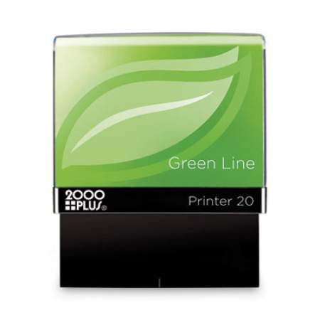 COSCO 2000PLUS Green Line Message Stamp, Copy, 1 1/2 x 9/16, Blue (098367)