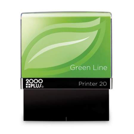 COSCO 2000PLUS Green Line Message Stamp, Received, 1 1/2 x 9/16, Red (098372)