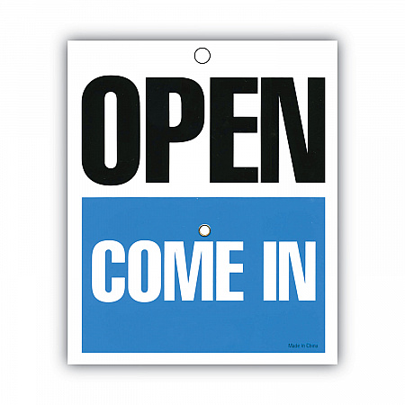 Will Return Later Sign, 5 x 6, Blue (098010)