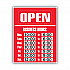 Business Hours Sign Kit, 15 x 19, Red (098072)