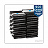 SmartStock Tri-Tower Dispensing System Polypropylene Cutlery, Mediumweight Spoon, Plastic, Black, 40/Pack, 24 Packs/Carton (DUSSPT5)