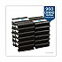 SmartStock Tri-Tower Dispensing System Polypropylene Cutlery, Mediumweight Fork, Plastic, Black, 40/Pack, 24 Packs/Carton (DUSSPF5)