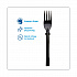 SmartStock Tri-Tower Dispensing System Polystyrene Cutlery, Mediumweight Fork, Plastic, Black, 40/Pack, 24 Packs/Carton (DUSSF5)