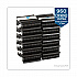 SmartStock Tri-Tower Dispensing System Polystyrene Cutlery, Mediumweight Soup Spoon, Plastic, Black, 40/Pack, 24 Packs/Carton (DUSSS5)