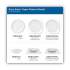 Dixie White Paper Plates, 8.5" dia, Wrapped in Packs of 5, White, 5/Pack, 100 Packs/Carton (DBP09WR5)