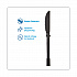 SmartStock Tri-Tower Dispensing System Polypropylene Cutlery, Mediumweight Knife, Plastic, Black, 40/Pack, 24 Packs/Carton (DUSSPK5)