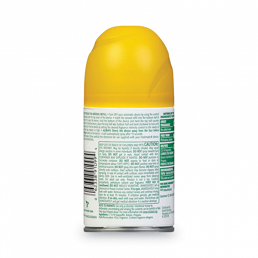 Freshmatic Life Scents Ultra Refill, Cherry and Coconut Paradise Retreat, 5.89 oz Aerosol Spray, 6/Carton (91099)