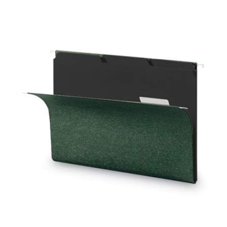 Smead Interior File Folders, 1/3-Cut Tabs, Letter Size, Black/Gray, 100/Box (10243)