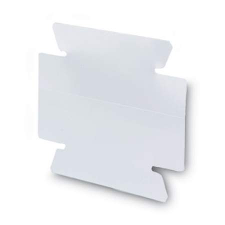Smead Viewables Hanging Folder Quick-Fold Tabs and Labels, 1/3-Cut Tabs, White, 3.5" Wide, 45/Pack (64912)