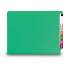 Smead Colored End Tab Classification Folders w/ Dividers, 2 Dividers, Letter Size, Green, 10/Box (26837)
