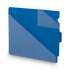 Smead End Tab Poly Out Guides, Two-Pocket Style, 1/3-Cut End Tab, Out, 8.5 x 11, Blue, 50/Box (61961)