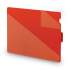 Smead End Tab Poly Out Guides, Two-Pocket Style, 1/3-Cut End Tab, Out, 8.5 x 14, Red, 50/Box (61970)