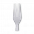 Plastic Cutlery, Heavyweight Fork, White, 100/Box, 10 Boxes/Carton (FH207CT)