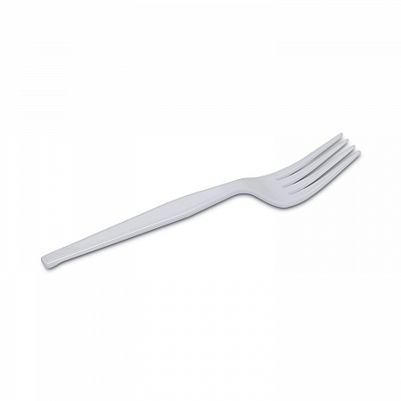Plastic Cutlery, Heavyweight Fork, White, 100/Box (FH207)