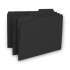 Smead Interior File Folders, 1/3-Cut Tabs, Letter Size, Black/Gray, 100/Box (10243)