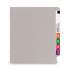Smead Reinforced End Tab Colored Folders, Straight Tab, Letter Size, Gray, 100/Box (25310)