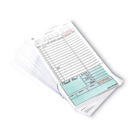AmerCareRoyal Guest Check Book, Two-Part Carbonless, 4.2 x 8.6, 1/Page, 50 Forms/Book, 50 Books/Carton (GC49002)