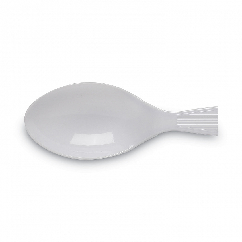 Plastic Cutlery, Heavy Mediumweight Spoon, White, 1,000/Carton (TM217)