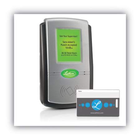 Lathem Time PC700 Online WiFi TouchScreen Time and Attendance System, LCD Display, Gray (PC700WEB)