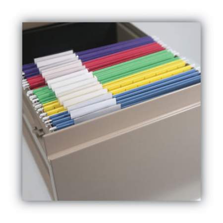 Smead Color Hanging Folders with 1/3 Cut Tabs, Letter Size, 1/3-Cut Tab, Assorted, 25/Box (64020)