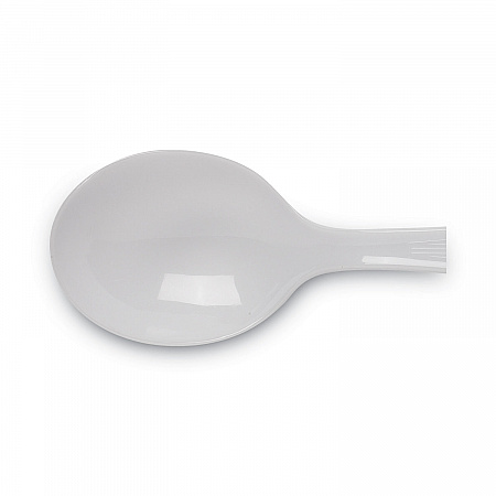 Plastic Cutlery, Heavyweight Soup Spoon, White, 100/Box, 10 Boxes/Carton (SH207CT)