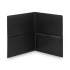 Smead Poly Two-Pocket Folder with Snap Closure Security Pocket, 100-Sheet Capacity, 11 x 8.5, Black, 5/Pack (87700)
