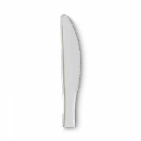 Plastic Cutlery, Mediumweight Knife, White, 1,000/Carton (PKM21)